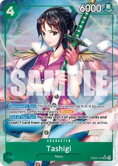 Tashigi, Normal