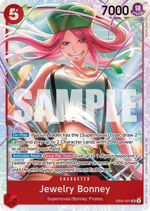Jewelry Bonney, EXTRA BOOSTER -ONE PIECE HEROINES EDITION vol.2 #EB05-001