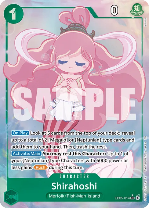 Shirahoshi, EXTRA BOOSTER -ONE PIECE HEROINES EDITION vol.2 #EB05-014_p1