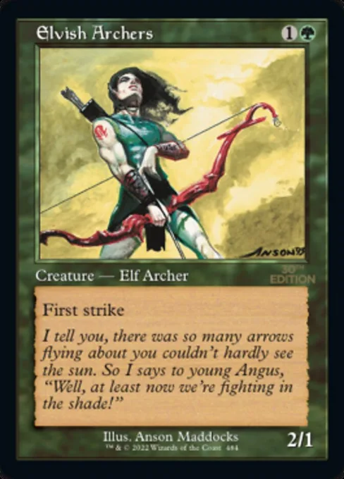 Elvish Archers, 30th Anniversary Edition #484