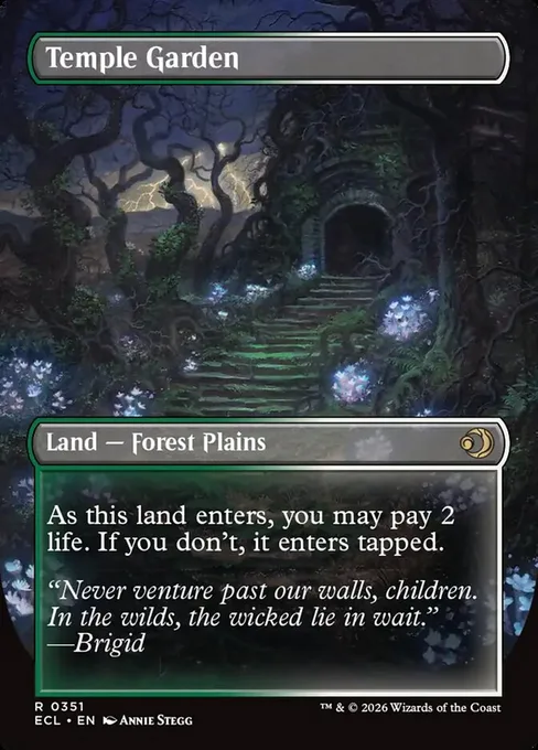 Temple Garden // Temple Garden, Lorwyn Eclipsed #351
