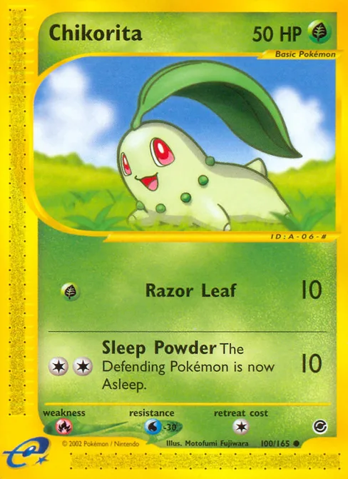 Chikorita, Expedition Base Set #100