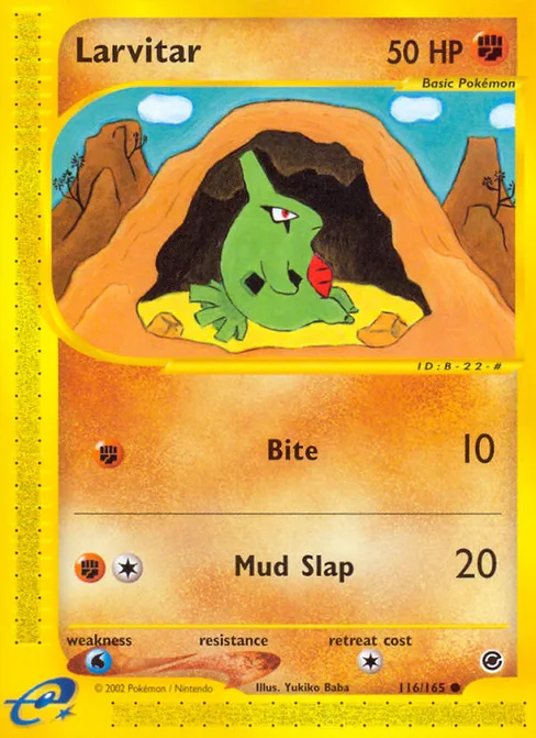 Larvitar, Expedition Base Set #116