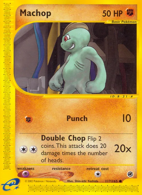 Machop, Expedition Base Set #117