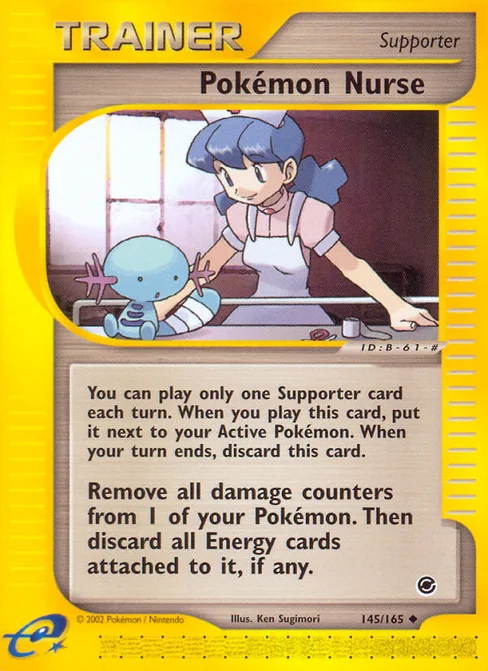 Pokémon Nurse, Expedition Base Set #145