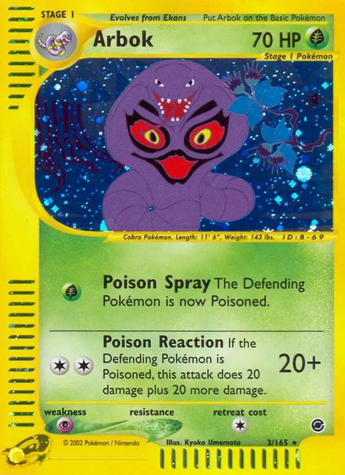Arbok, Expedition Base Set #3