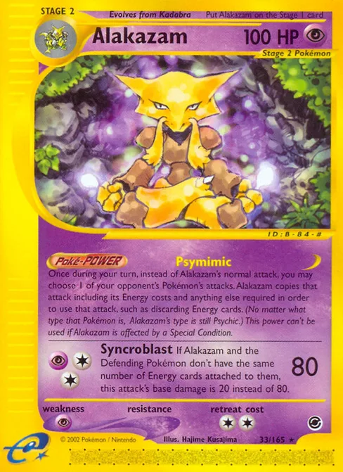Alakazam, Expedition Base Set #33