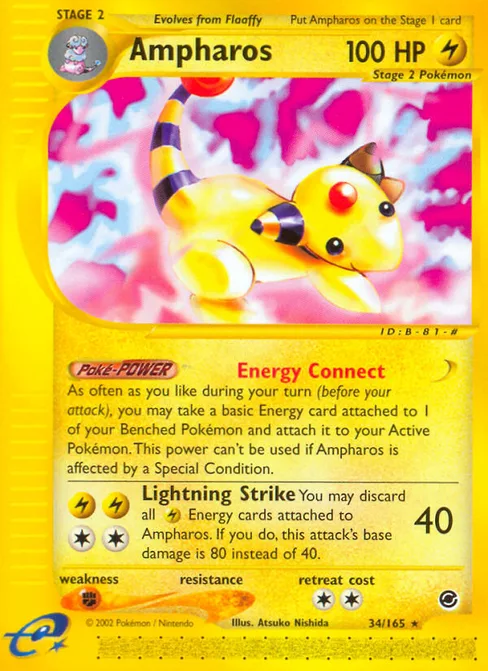 Ampharos, Expedition Base Set #34