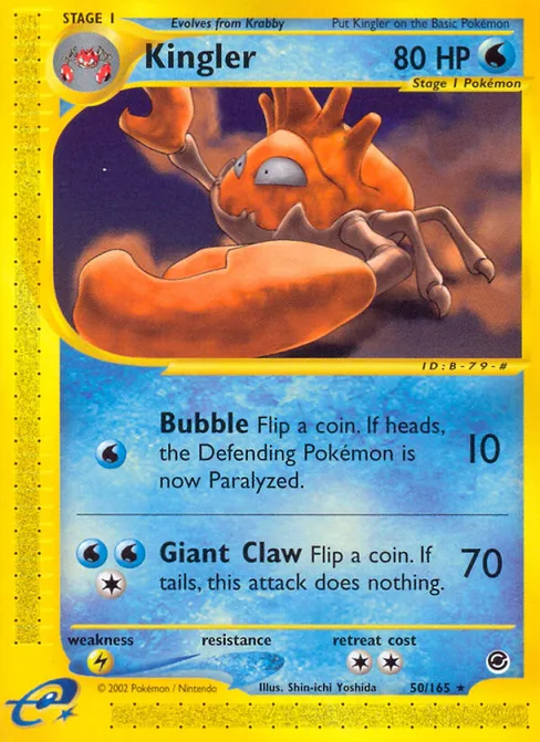 Kingler, Expedition Base Set #50