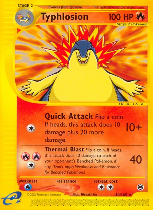 Typhlosion, Expedition Base Set #64