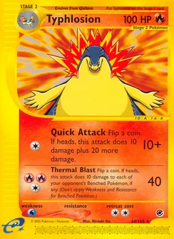 Typhlosion, Normal
