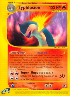 Typhlosion, Normal