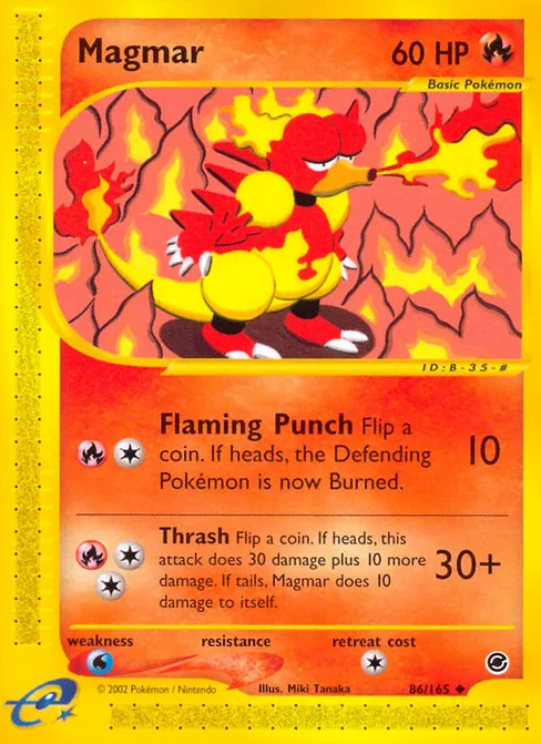 Magmar, Expedition Base Set #86