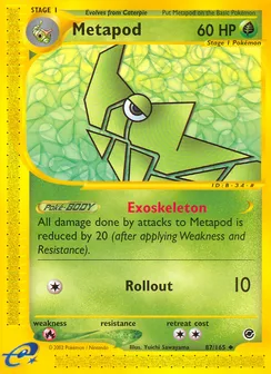 Metapod, Normal