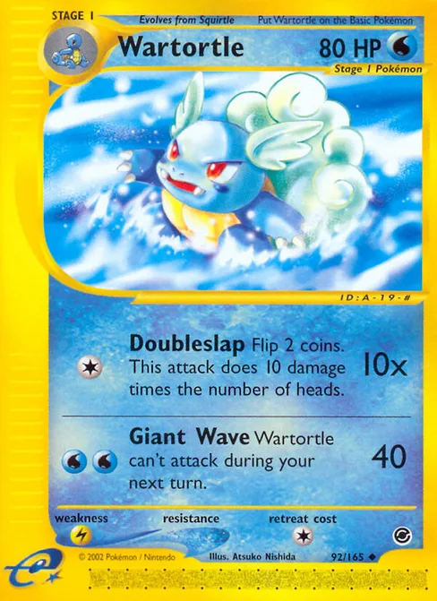 Wartortle, Expedition Base Set #92