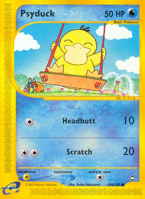 Psyduck, Aquapolis #104