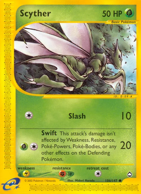 Scyther, Aquapolis #106