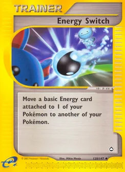 Energy Switch, Normal
