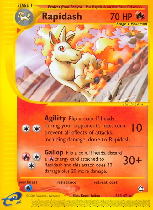 Rapidash, Aquapolis #31