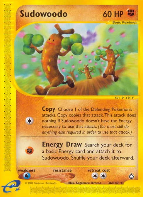 Sudowoodo, Aquapolis #36