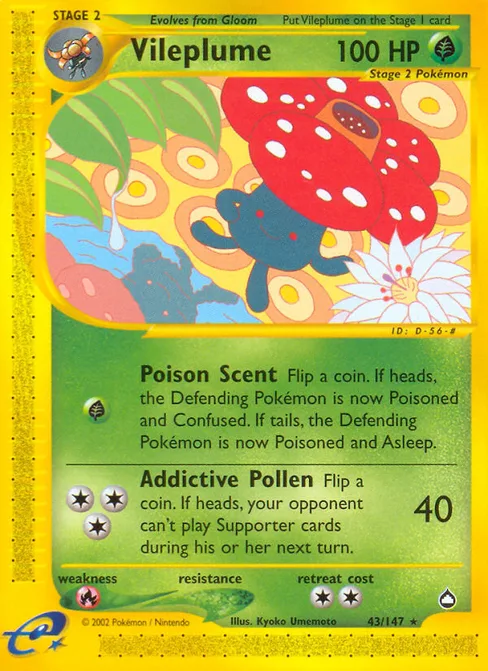 Vileplume, Aquapolis #43