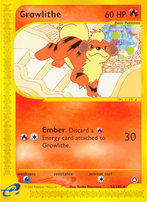 Growlithe, Aquapolis #51
