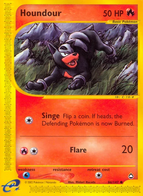 Houndour, Aquapolis #86
