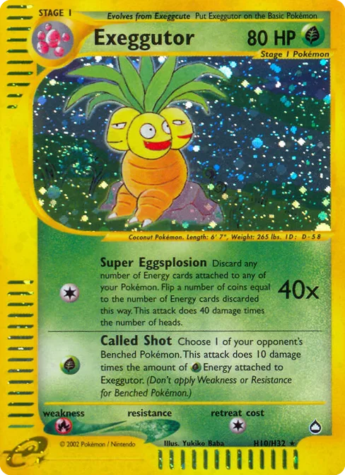 Exeggutor, Aquapolis #H10