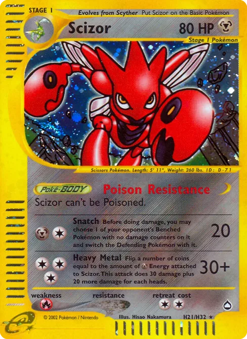 Scizor, Aquapolis #H21