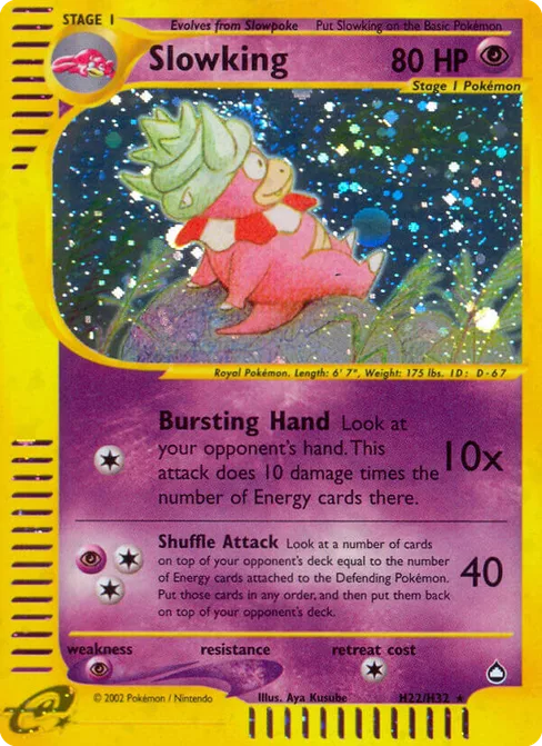 Slowking, Aquapolis #H22