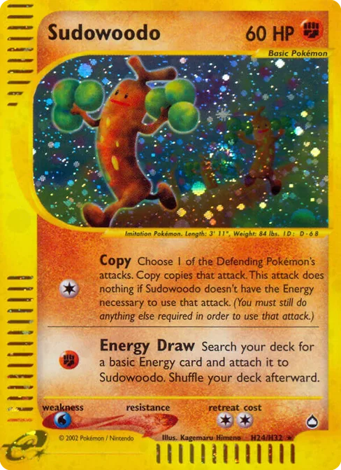 Sudowoodo, Aquapolis #H24