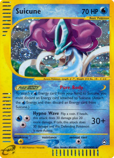 Suicune, Aquapolis #H25