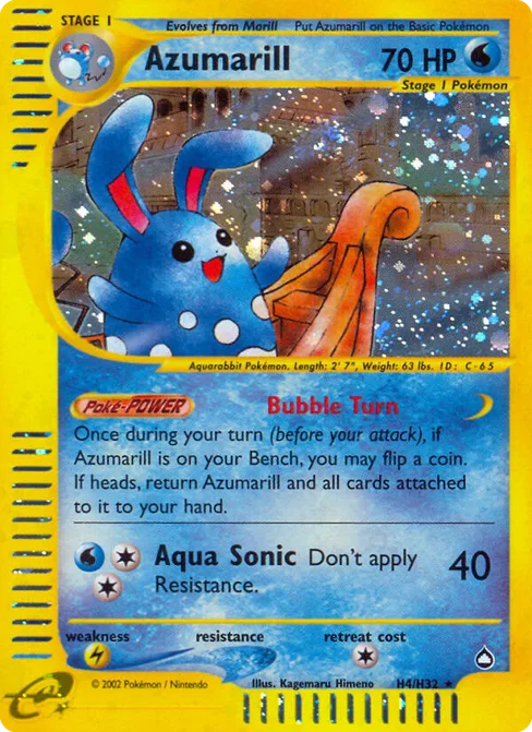 Azumarill, Aquapolis #H4