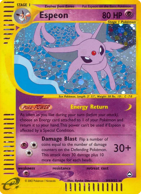 Espeon, Aquapolis #H9