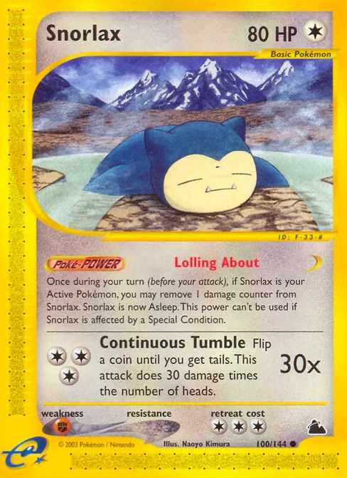 Snorlax, Skyridge #100
