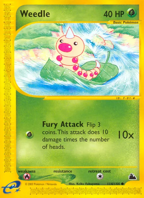 Weedle, Skyridge #114