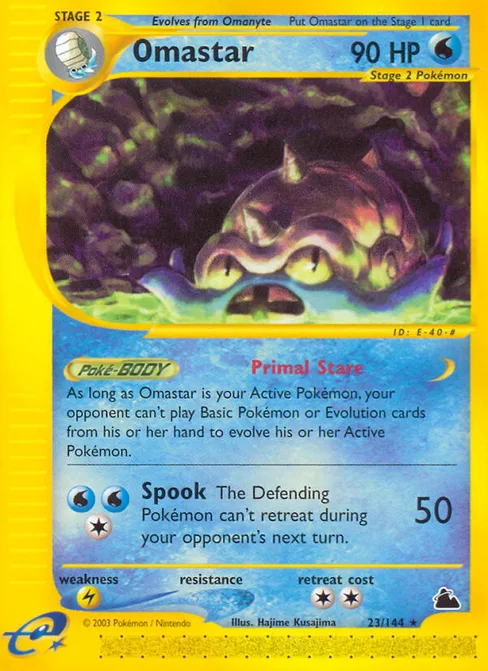 Omastar, Skyridge #23