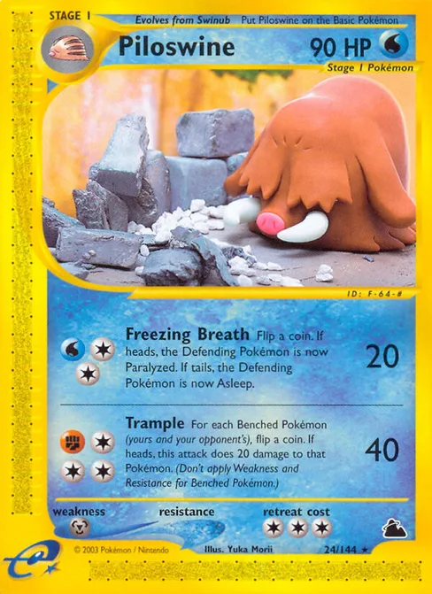 Piloswine, Skyridge #24
