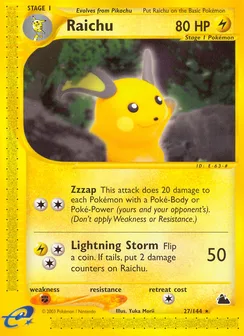 Raichu, Normal