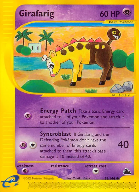 Girafarig, Skyridge #58