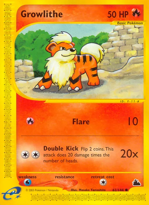 Growlithe, Skyridge #62