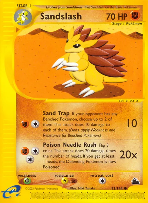 Sandslash, Skyridge #93