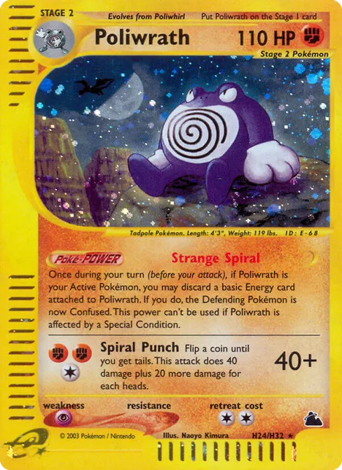 Poliwrath, Skyridge #H24