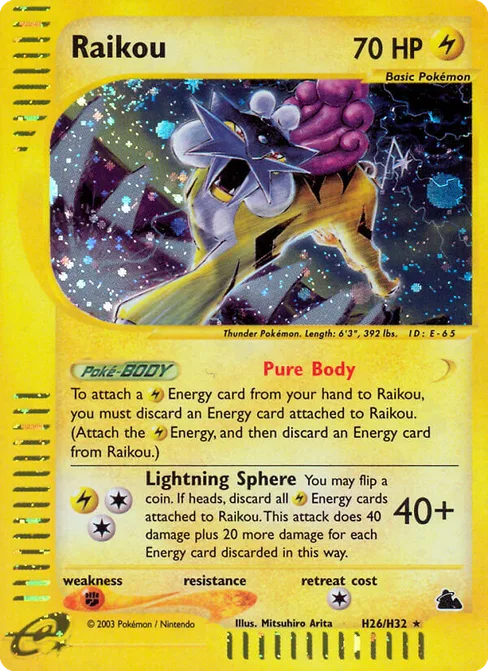 Raikou, Skyridge #H26