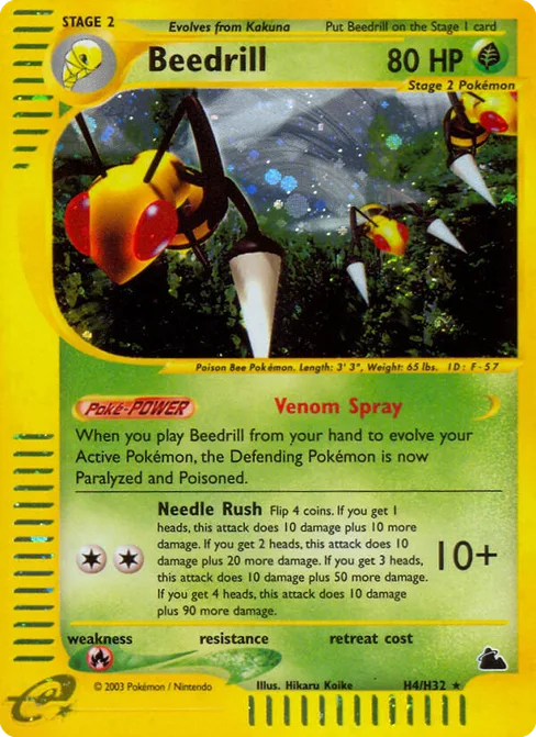 Beedrill, Skyridge #H4