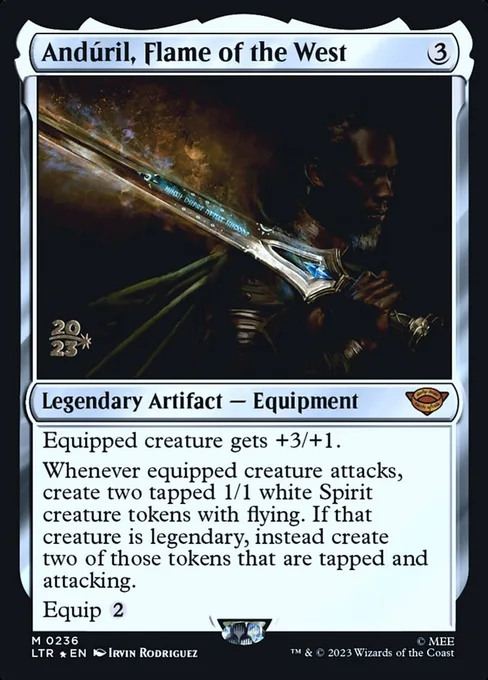 Andúril, Flame of the West, Tales of Middle-earth Promos #236s
