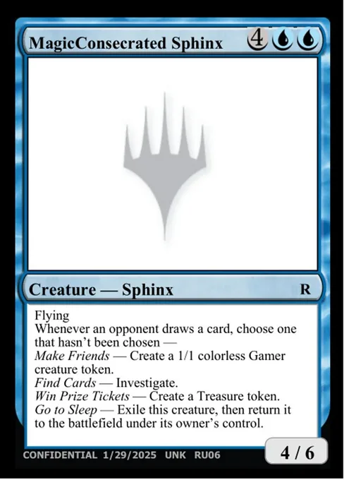 MagicConsecrated Sphinx, Unknown Event #RU06a