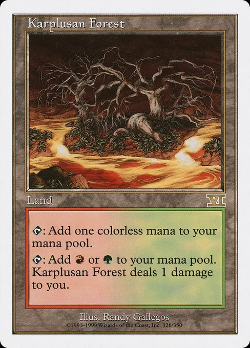 Karplusan Forest, Classic Sixth Edition #326