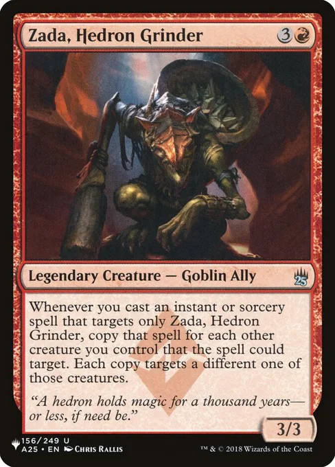 Zada, Hedron Grinder, The List #A25-156