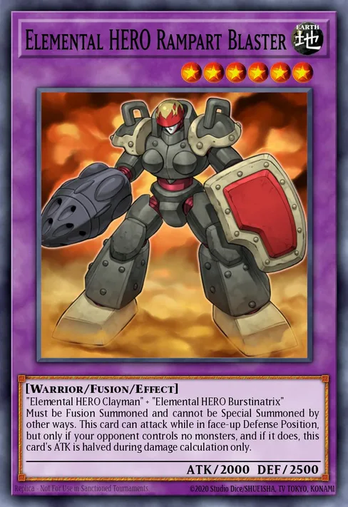 Elemental HERO Rampart Blaster, Elemental Energy #EEN-EN033